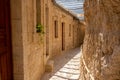 Interior of the Monastery of the Temptation - Greek Orthodox monastery located near Jericho Royalty Free Stock Photo