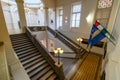 Interior of the Mora Ferenc Natural History and Ethnology Exhibits Museum in Szeged, Hungary Royalty Free Stock Photo