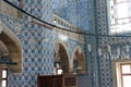 Interior mosaics of Rustem Pasha Mosque Royalty Free Stock Photo