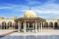 The Interior of the mosque of AMR Ibn Al-Aasa in Cairo Royalty Free Stock Photo