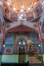 Interior of Mukhtarov Mosque in Vladikavkaz, Russia