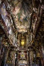 Interior of Munich Cathedral catholic church, Germany Royalty Free Stock Photo