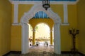 Interior of the Museo de Arte Colonial, in a Spanish colonial city palace, Plaza de la Catedral, Havana