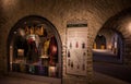 interior of the Museum at Gjirokaster citadel or Gjirokaster castle in Albania, with exhibited items