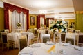 Interior at museum restaurant Vatra Neamului Royalty Free Stock Photo