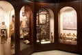 TRAKAI, LITHUANIA - JANUARY 02, 2013: Interior of the Museum of Sacred Art Royalty Free Stock Photo