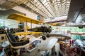 The interior of the National Air & Space Museum in Washington, D