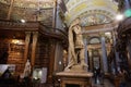 The interior of the National Austrian Library in the Hofburg Palace