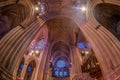 Interior of the National Cathedral in Washington DC, USA Royalty Free Stock Photo