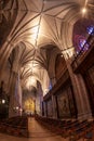 Interior of the National Cathedral, Washington DC, USA Royalty Free Stock Photo