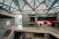 The interior of the National Gallery of Art East Building, in Washington, DC