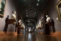 Interior of The National portrait gallery at Trafalgar Square. art and museum artifacts of London Royalty Free Stock Photo