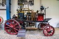 Interior of National Technical Museum in Prague. For over a hundred years extensive co Royalty Free Stock Photo