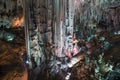 Interior of Natural Cave in Andalusia, Spain Royalty Free Stock Photo
