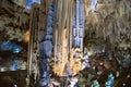 Interior of Natural Cave in Andalusia, Spain Royalty Free Stock Photo
