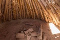 Interior of a Navajo tribe sweat lodge Eagle point Native American Tribal Structures Grand Canyon