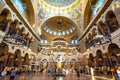 Interior of Naval Cathedral of Saint Nicholas in Kronstadt, St. Petersburg, Russia Royalty Free Stock Photo