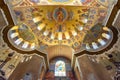 Interior of Naval Cathedral of Saint Nicholas in Kronstadt, St. Petersburg, Russia Royalty Free Stock Photo