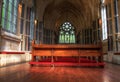 Interior of neo gothic church Royalty Free Stock Photo