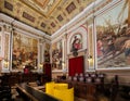 Interior of the Neoclassical Bolsa Palace Royalty Free Stock Photo