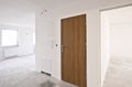 Interior of new apartment, developer stage Royalty Free Stock Photo