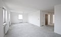 Interior of new apartment, developer stage Royalty Free Stock Photo