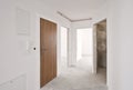 Interior of new apartment, developer stage Royalty Free Stock Photo