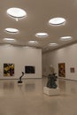 Interior of new contemporary art museum at Staedel museum in Frankfurt Germany