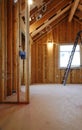 Interior of New Home Construction Royalty Free Stock Photo