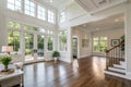 Interior of a new home construction Royalty Free Stock Photo