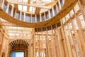 Interior of a new home under construction Royalty Free Stock Photo