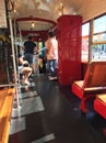 Interior New Orleans Streetcar Royalty Free Stock Photo