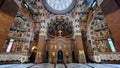 Interior of the New Royal Cathedral, in Curtea de Arges, Romania. Royalty Free Stock Photo