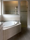 Interior of nice bathroom in new house Royalty Free Stock Photo