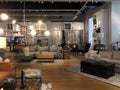 Interior of a nice modern home furnishing store