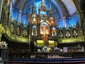 Interior - Notre Dame cathedral Montreal