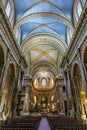 Interior of Notre Dame de la Dorade cathedral in Toulouse City, France