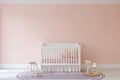 Interior of nursery. 3d render. Royalty Free Stock Photo