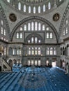 Interior of Nuruosmaniye Mosque, Fatih district, Istanbul, Turkey