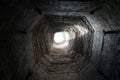 Interior of octagonal Tower at Prasat Sambor of Sambor Prei Kuk in Kampong Thom, Cambodia