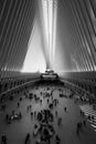 Interior of the Oculus, in Manhattan, New York City