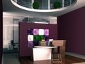 Interior of the office reception Royalty Free Stock Photo