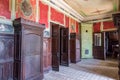 Interior of old abandoned palace in Sharivka, Kharkiv region Royalty Free Stock Photo