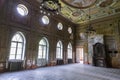 Interior of old abandoned palace in Sharivka, Kharkiv region Royalty Free Stock Photo