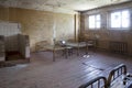 Interior of an old abandoned prison Royalty Free Stock Photo