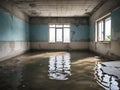 interior of old abandoned room Royalty Free Stock Photo