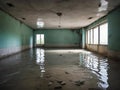 interior of old abandoned room Royalty Free Stock Photo