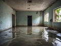 interior of old abandoned room Royalty Free Stock Photo