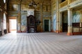 Interior of old abandoned Sharovka palace, also known as Sugar Palace in Kharkov region, Ukraine Royalty Free Stock Photo