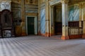 Interior of old abandoned Sharovka palace, also known as Sugar Palace in Kharkov region, Ukraine Royalty Free Stock Photo